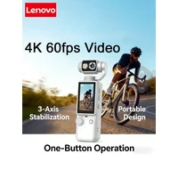 AliExpress Lenovo 4K HD WiFi Sports Wearable Camera Travel Bicycle Driver Recorder Mini Sports Cam For Motorcycle and Vlogging