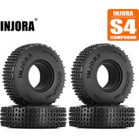 INJORA 1.9" Comp Pins Tire 106*35mm for 1/10 RC Crawler Rock Buggy TRX4 SCX10 Pro Capra Gen8 VS4-10 (T1906)