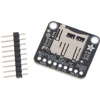 4682 Adafruit Micro SD Card Breakout Module - SPI/SDIO 3V Only Flash Memory Expansion Board for DIY Electronic Projects