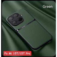Leather Magnetic Phone Case For Xiaomi Mi 15T Pro 14T Pro Matte Cases For Mi 17 Pro Max 17Pro Back Cover