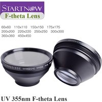Startnow UV Laser Field Lens 355nm M85 thread Galvo System110X110 Fl160 F-theta Scan Lens 250X250 For Laser Marking Machine Part