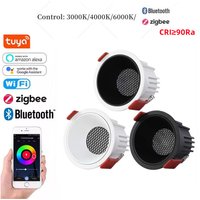LED Graffiti ZIGBEE/Bluetooth APP Intelligent Embedded Anti Glare Downlight 7W 85-265V Spotlight 15W Intelligent Home Lighting