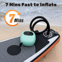 Electric SUP Stand Up Paddle Board Inflatable Pump 20PSI 2600mAh Paddle Board Kayak Boat Accessories for Kite Tent Mattress