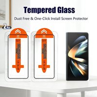 2pcs HD Screen Protector for Samsung Galaxy Z Fold 7 6 5 4 3 Z Fold7 Fold6 Fold5 Fold4 Fold3 Tempered Glass Dust-Proof Install
