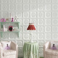 3D wall stickers Pastoral style wallpaper self-adhesive waterproof moisture-proof warm bedroom living room background Home Decor