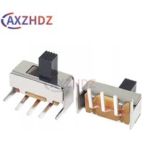 20PCS 1P2T Toggle Switch 90 Degree Handle High 4/5/6/7mm 5Pin SS12F23VG5 50mA 50V DC Curved Needle Slide Switch SS12F23 3Pin
