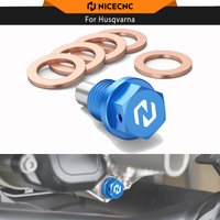NICECNC For Husqvarna 701 SVARTPILEN VITPILEN Enduro Supermoto 2016-2025 TE300 FE350 FE450 14-25 Magnetic Oil Drain Plug Bolt