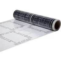 Auto Adhesive Plastic Floor Mat, 4 mil | Perforated Every 24" | 100 Mats Per Roll | (60cm Wide, 50metre ' Long)