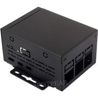 Raspberry Pi 5 Industrial grade large space metal Case D For PoE HAT/official Active Cooler PCle