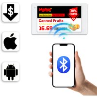 3.7" Electronic Shelf Label Display Store Price Label Supermarket Ble Electronic Price Tag