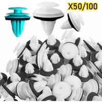 50/100PCS Car Fastener Clip Auto Bumper Fender Auto Universal Accessories Car Interior Door Card Retainer Clip Accessories