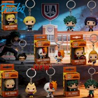 2026 Funko Pocket Pop Keychain My Hero Academia Deku Bakugo #249 Toga #610 Dabi #637 Vinyl Action Figure Keyring Birthday Gifts