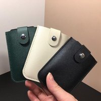 Adorable Portable Pull-out Card Holder With Multiple Card Slots - ID Card Bank Card Bus Card Organizer For Women