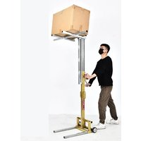 Handstapler, Drahtseilwinde, Licht, manuelles Be- und Entladen, Gabelstaplerlager, 80 kg, Lagerlogistik, Handhabung, Gabelstapler