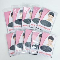 2/3/5/10 PcsTop Deal Hairnets High Quality Stretchable Elastic Hair Nets Weaving Black Wig Hair Net Making Cap Cool Cosplay