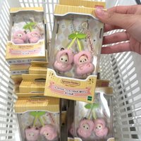 Oryginalne Sylvanian Families Truskawkowy Królik Śnieżny Jeleń Jabłkowa Owca Zawieszka Bananowy Husky Foka Lalka Anime Lalki Dla Dziewczynek Zabawka Zabawki