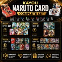 Kayou Naruto Card T4W8 T2W9 Complete Set BPCRASPURMRSSRSRR Anime Trading Card Collectibles Flash Decorate Toy Gift