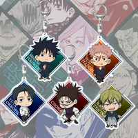 Jujutsu Kaisen 6cm Acrylic Keychain - Cute Anime Pendant Keyring Charm Collectible Gift for Fans