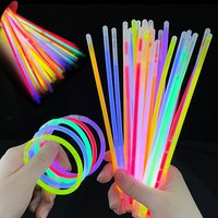 30-120PCS Assorted Color Fluorescence Sticks Glow in The Dark Luminous Stick DIY Decorations Festival Birthday Party Concert ZYF