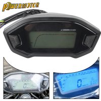 Motorcycle LCD Dashboard Digital Speedometer Tachometer Odometer Turn Signal Light Indicator Voltmeter Oil Gauge Accessories