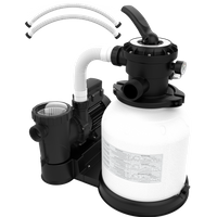 Above-ground swimming pool sand filter pump for intex pool
