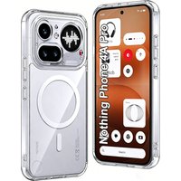 Case for Magsafe Strong Magnetic Wireless Charging Shockproof Hard PC Transparent Case for Nothiing Phone 4A Pro 3A 3