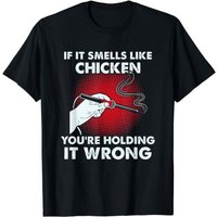 NEW Electrician Funny Solder If it Smells Like Chicken Gift Idea Tee T-Shirt