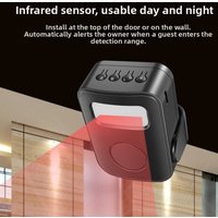 Infrared Sensor Intelligent Welcome Doorbell Recording Function Wireless Door Greeter Sensor Alarm Smart PIR Motion Detector