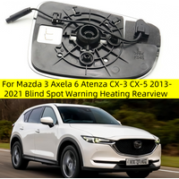Car Blind Spot Warning Heating Rearview Wing Door Side Mirror Glass Lens For Mazda 3 Axela 6 Atenza CX-3 CX-5 2013-2021