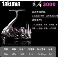 Takuma Lingxi Spinning Reel 150g Metal Shallow Spool 7 1 Bearing Carbon Body No Line Tangles Beginner Friendly For Lure Fishing