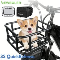 Rear Bike Basket Bicycle Cargo Rack Bag Quick Release Front E-Bike Basket Bike Baskets Rear Rack for OutdoorTravel Shopping