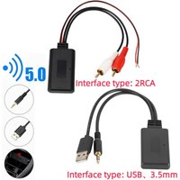 New Car Universal Wireless Module Music Adapter Rca Aux Audio Cable Stereo 2rca Wireless Auto Parts Music Player Convenien
