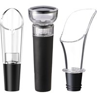 Wine Pourer Decanter Red Wine Aerating Pourer Spout Decanter Wine Pouring Aerator Wine Stopper Portable Bar Tool Accessories