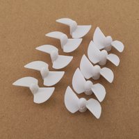 1Pair 5Pair RC Boat Propeller 21mm 2mm Left Right Hardened Nylon Prop for RC boat Toy Boat Motorboat DIY Small Boat Model