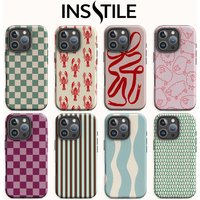 Clmj Fashion Stripe Phone Case for Samsung Galaxy A56 A36 A26 S26 S25 S24 S23 S20FE Ultra Plus 5G Luxury Double-layer Back Cover