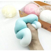 NEW Super Large Fluid Cheese Ball Stress Relief Giant Slow Rebound Squeeze Toy for Anxiety Relief And Stress Management D