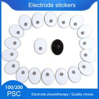 3*4cm Trode Pads Conductive Gel Pad White Mini Button Massage Patch or Tens Therapeutic Pulse Acupuncture Pads
