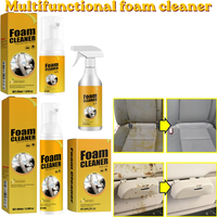 Multifunctional Foam Cleaner Spray Powerful Decontamination Car Interior Maintenance For Leather Seat Steering Wheel Instrument