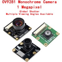 Raspberry Pi Global Shutter Camera - OV9281 1MP Monochrome Module Compatible with Pi 5, Pi 4B, Pi 3B+