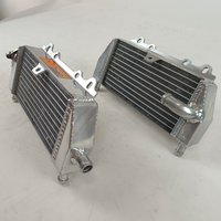 For Kawasaki KX125 KX 125 1994-2002 Aluminum Radiator Cooler Cooling Coolant 1994 1995 1996 1997 1998 1999 2000 2001 02 with cap
