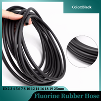 Wąż z gumy fluorowej FKM Viton, średnica wewnętrzna 2 3 4 5 6 7 8 10 12 14 16 18 19 25 mm, odporny na oleje, wysokie temperatury, kwas, zasady i korozję.