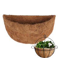 Hanging Basket Liner Round Coconut Liners for Planters Natural Coco Basket Replacement Liner for Garden Flower Pot Vegetables