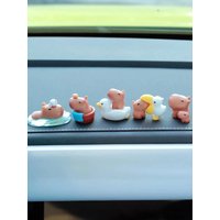 10Pcs Capybara Miniatures Set - Tiny Resin Desk Decor for Office/Home, Cute Animal Photography Props & Collectible Gift
