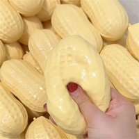 1-3pPeanut Ultra Soft Stress Ball Squishy Fidget Toy Silky-Soft Feel ASMR Sensory Anti-Stress Anxiety Relief Toy Squeeze Present