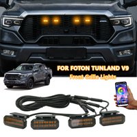 FOR FOTON TUNLAND V9 18LED Front Grille Light /Driving/Position Lights Car Daytime Running Light Wheel Eyeb Car LED Signal Lamps