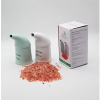 Himalayan Salt Breathing Bottle Salt Inhaler with 300g 3-5mm Natural Himalayan Salt Mines Sterilize Relieves Breathing Distress