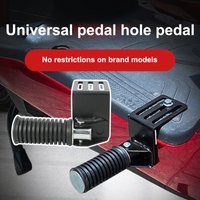 Foldable Universal Motorcycle Foot Rests 1Pair Passenger Foot Anti-Slip Hanging Step Aluminum Alloy Original Floorboard Parts