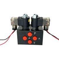 12/24V Double Solenoid Valve Hydraulic Shear Mother And Child Clip To Electrically Controlled Excavator Front-End Accessories