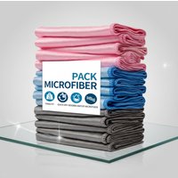 Microfiber Glass Cleaning Cloth Lint-Free Streak-Free Fast Drying Towel for Window Mirror Polishing Car Home Cleaning