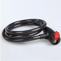 AliExpress NONE Universal Anti-Theft Steel Coil Cable Motorcycle Lock Bicycle Lock with Key
